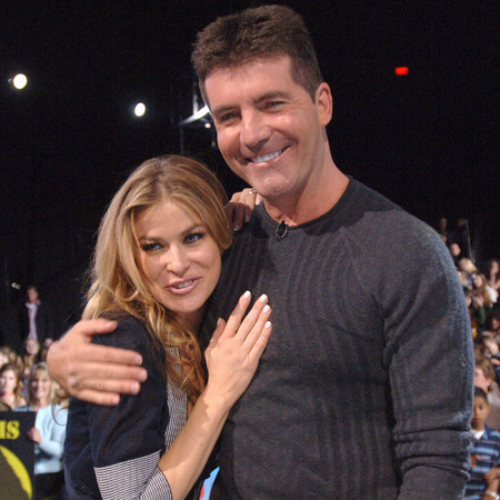 Simon Cowell and Carmen Electra