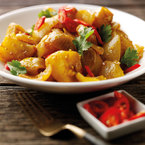 Veggie onion & potato curry 