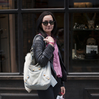 Daisy: I love the giant hardware on this bag. It's been discontinued so I'm glad I bought it.