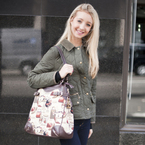 Georgia: I found this bag in Cape Town, I can fit loads in it!
