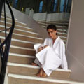 Victoria Beckham tweets pics from Chanel shoot with Karl Lagerfeld in Paris