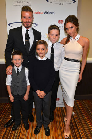 David Beckham Family on David Beckham Family