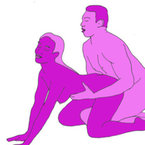 Sex position of the day: Kneeling dog