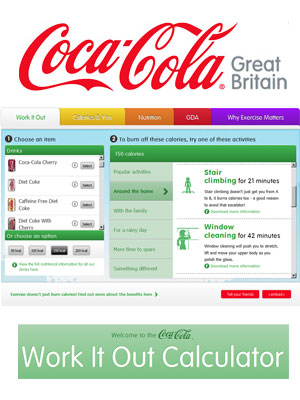 Coca Cola work it out