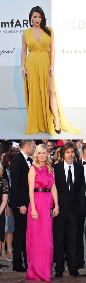 This week's best dressed with Kim Kardashian & Kirsten Dunst in colour brights