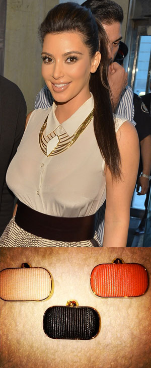 Kim Kardashian clutch bags Twitter