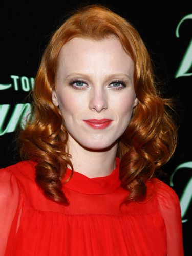 Karen Elson's retro curls