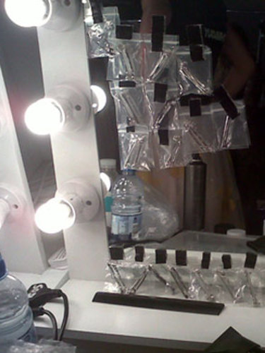 Head Toni & Guy stylist Cos Sakkas, shares an insider tip from backstage at the Todd Lynn show