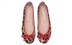 Leopard print ballet pumps with red trim - Top 50 shoes you need right ...