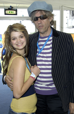 Sir Bob Geldof and Paula Yates -- Fifi Trixibelle, Peaches, Pixie and Heavenly Hiraani Tiger Lily