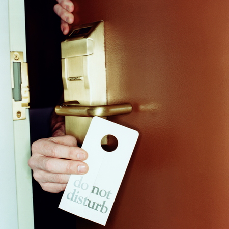 Do Not Disturb sign