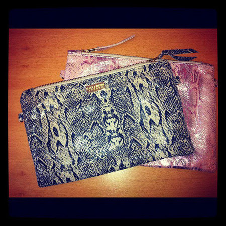 Bag love Black and Brown London clutches at Harrods
