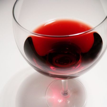 red wine glass