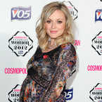 Fearne Cotton dresses her baby bump in bright textures