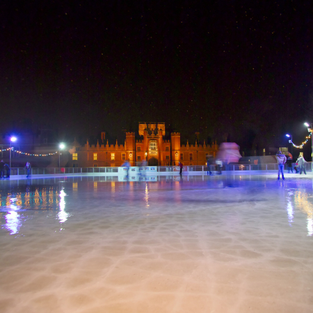 Hampton court Palace ice rink