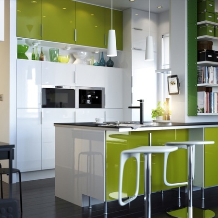 green kitchen