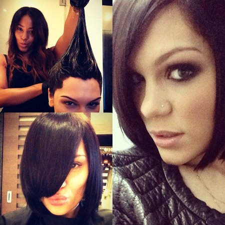 Jessie J goes back to the black bob