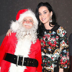 Katy Perry wraps up in Dolce & Gabbana floral coat dress