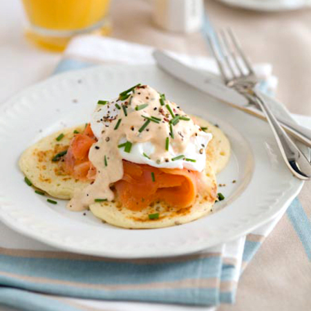 smoked salmon belini