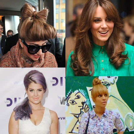  Celebrity on Top 20  Celebrity Hair Heroes Of 2012   Beauty   Hair News   Handbag