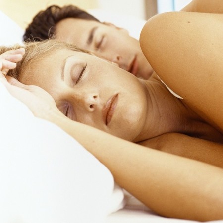 sleeping couple