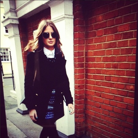 COAT CRUSH: Millie Mackintosh's Zara military style