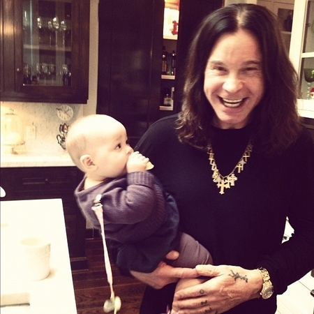 Ozzy Osbourne and Pearl Osbourne