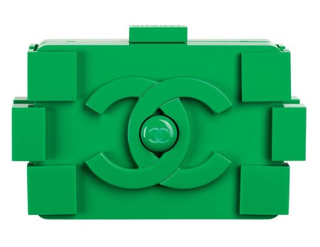 Chanel's 2013 Green Plexiglas Clutch Bag