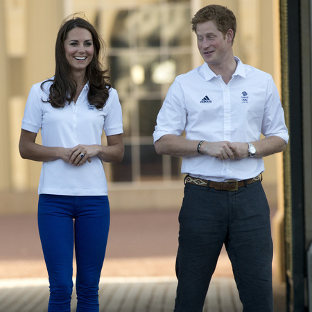 Kate Middleton and Prince Harry at Olympics event