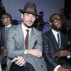 Nick Grimshaw & David Gandy lead the FROW for Topman AW13