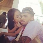 Karruche Tran and Chris Brown