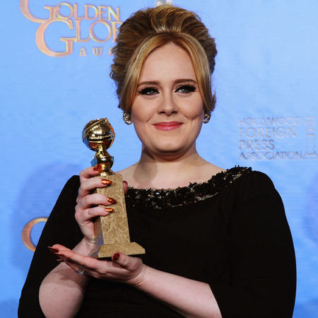 Adele at the 2013 Golden Globe awards