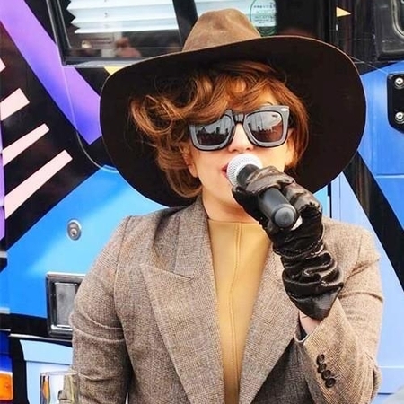 Lady Gaga born brave bus