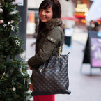 Hannah: My bag's from Primark. I love quilted bags