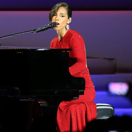 Alicia Keys performs at Inaugural ball