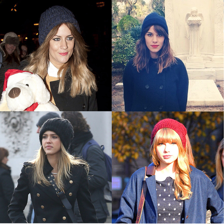 CELEBRITY TREND: Winter beanie and bobble hats