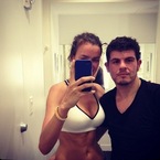 Irina Shayk's spin cycle stomach