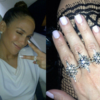 NAIL TREND: Kim Kardashian and Jennifer Lopez rock white manicures