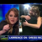 WATCH: Jennifer Lawrence reacts to SAG dress drama