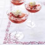 Dessert recipe: Strawberry & rosé jellies
