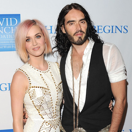 Katy Perry and Russell Brand