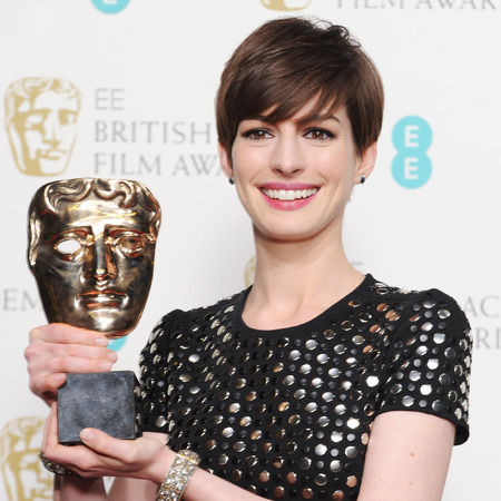 Anne Hathaway at the 2013 BAFTAs