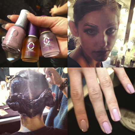 Bora Asku beauty at LFW AW13