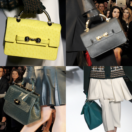 Mulberry AW13 handbags at LFW