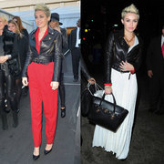Miley Cyrus at new york fashion week
