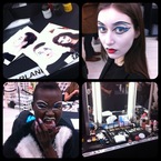 LFW: MAC go graphic at Vivienne Westwood Red Label AW13