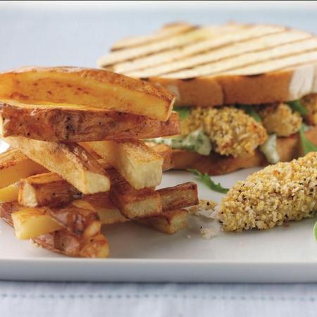 National Chip Week Posh fish finger sandwich recipe