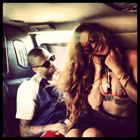 Rihanna and Chris Brown