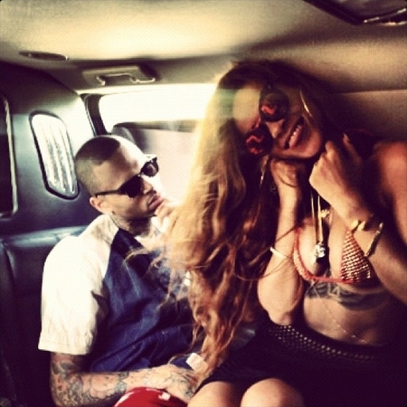 Rihanna and Chris Brown