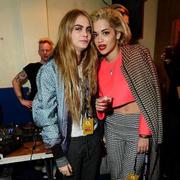 Rita Ora and Cara Delevingne at War Child BRIT Concert
